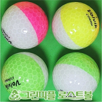 볼빅 콤비 크리스탈 3피스 A-급 로스트볼 16개
