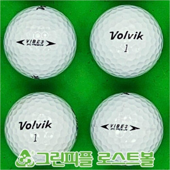 볼빅 VIBE3 (바이브3) 화이트 3피스 A급 로스트볼 16개