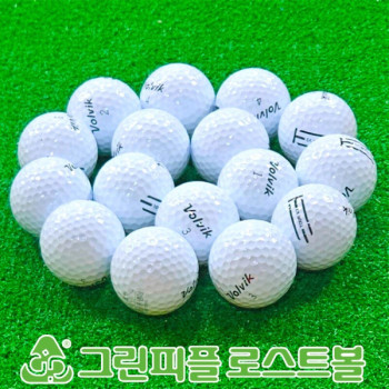 볼빅 TOUR V3 화이트 3피스 B급 로스트볼 16개