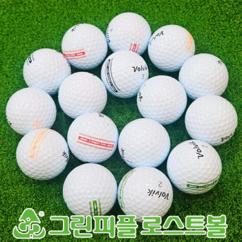 볼빅 맥스 스피드 엑스 플래그라인 2피스 A-급 로스트볼 16개