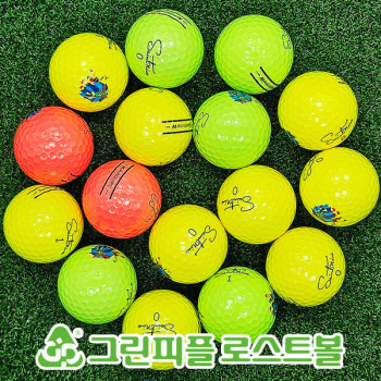 세인트나인 W 컬러혼합 3피스 A급 로스트볼 16개